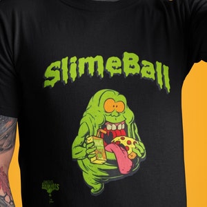 Slimer Slimeball tshirt, Halloween tshirts, Retro Vampire Shirt, Vintage Ghost Tee, Helloween, monster slime, slime lover, slimy