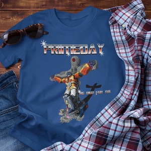 Prime Day Funny Transformer Shirt Gift for Her Prime Day Comedy Humor Funny T-Shirt Gift for Men Transformers Unisex Heavy Cotton Tee