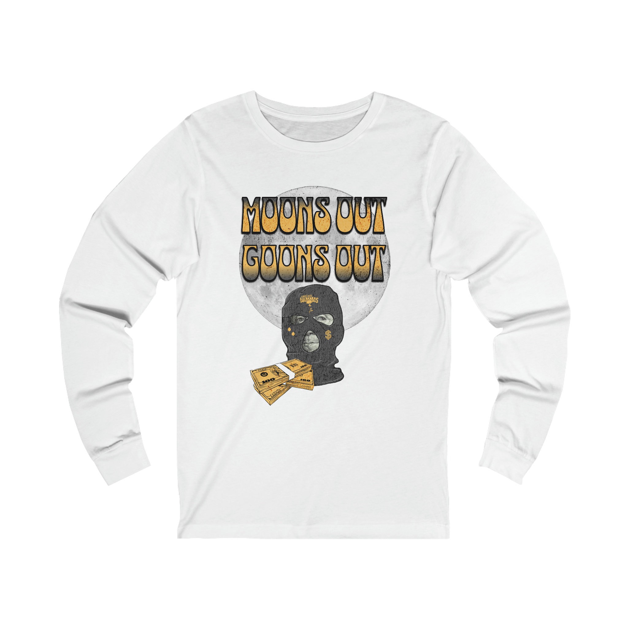 【MI01MTS】(M) OAF NATION T-SHIRT 【MOONSOUT GOONSOUT】サイズ：M ナイトヴィジョンゴーグル Moons Out Goons Out Benjamin Franklin Long Sleeve Shirt Gift for