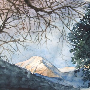 Neve al tramonto