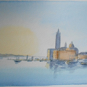Venezia, Isola di  San Giorgio Maggiore al mattino