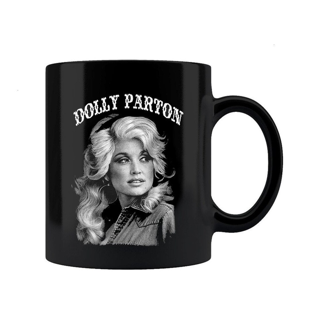 Dolly Parton Portrait Coffee MugGift For Dolly Parton Fans Etsy