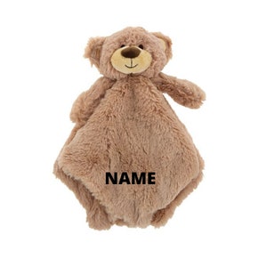 personalized animal lovey baby gift