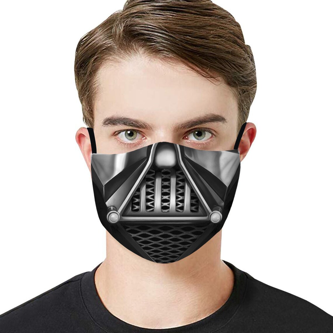 Darth Vader Face Mask With Filter Pocket | Etsy