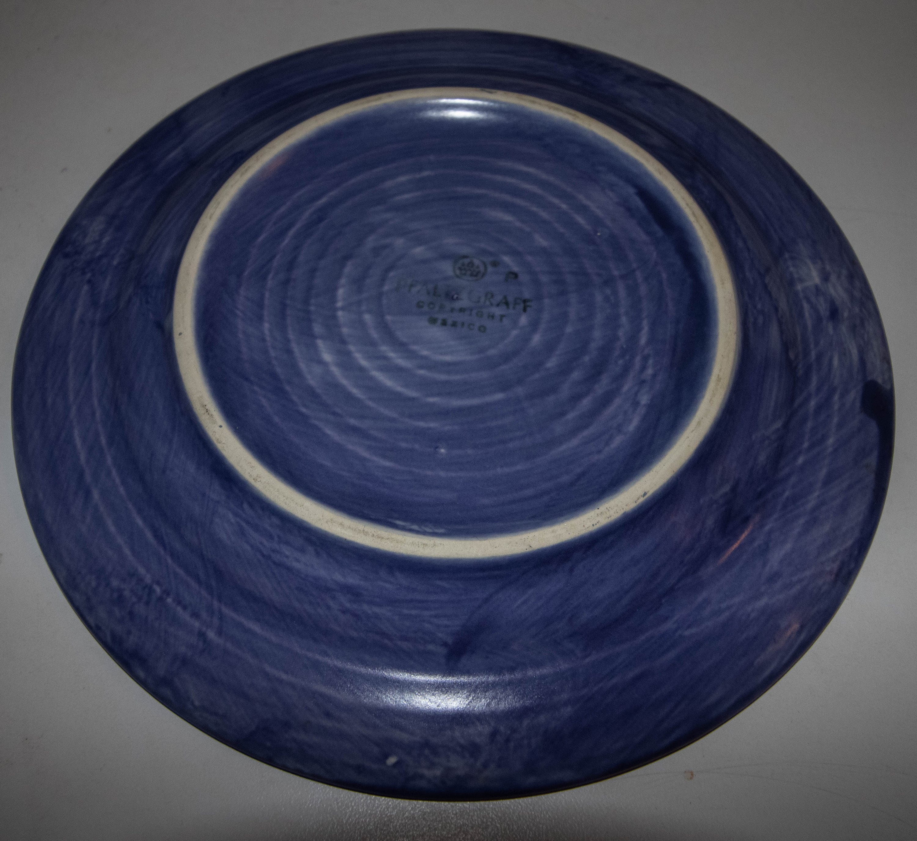 Pfaltzgraff Handpainted/Mexico Blue Salad Plate replacement Etsy