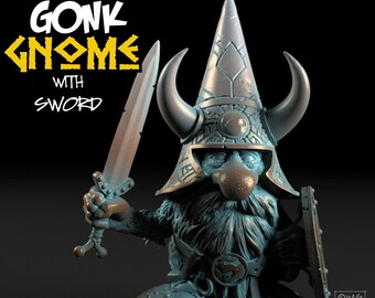 Gonk with Sword, Tabletop RPG Miniature or figurine
