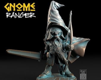 Gnome Ranger, Tabletop RPG Miniature