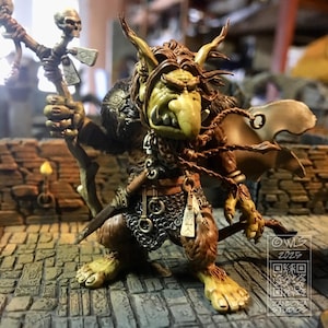 King Troll, Fantasy Tabletop RPG Miniature
