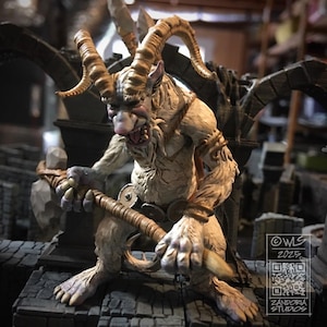 Mountain Troll, Fantasy Tabletop RPG Miniature