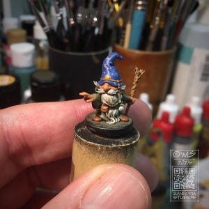 Gonk Gnome Wizard, miniatura fantasy DND per personaggio da gioco da tavolo o statuetta immagine 12