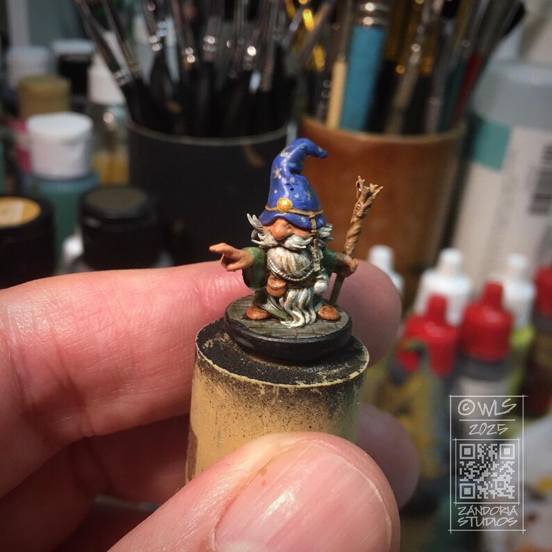 Gonk Gnome Wizard, miniatura fantasy DND per personaggio da gioco da tavolo o statuetta immagine 12
