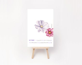 4x6 Desk Calendar - Etsy