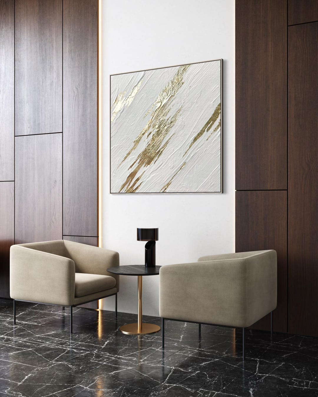 Art Deco Acrylic Paintingnull
