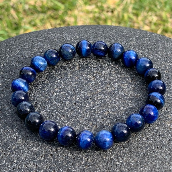 Blue Tigers Eye Bracelet