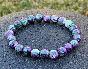 Purple Rainflower Bracelet