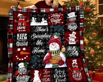 Bath And Body 2022 Christmas Blanket Christmas Blanket | Etsy