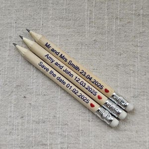 Personalised Pencils- Thank You Gifts, Birthday Pencils, Children&#39;s Name Pencil,Gifts,Bulk Pencils, Custom Pencils, Name Pencil, Stationery,