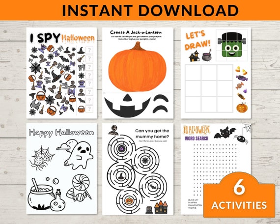 Free printable halloween sheets hot sale