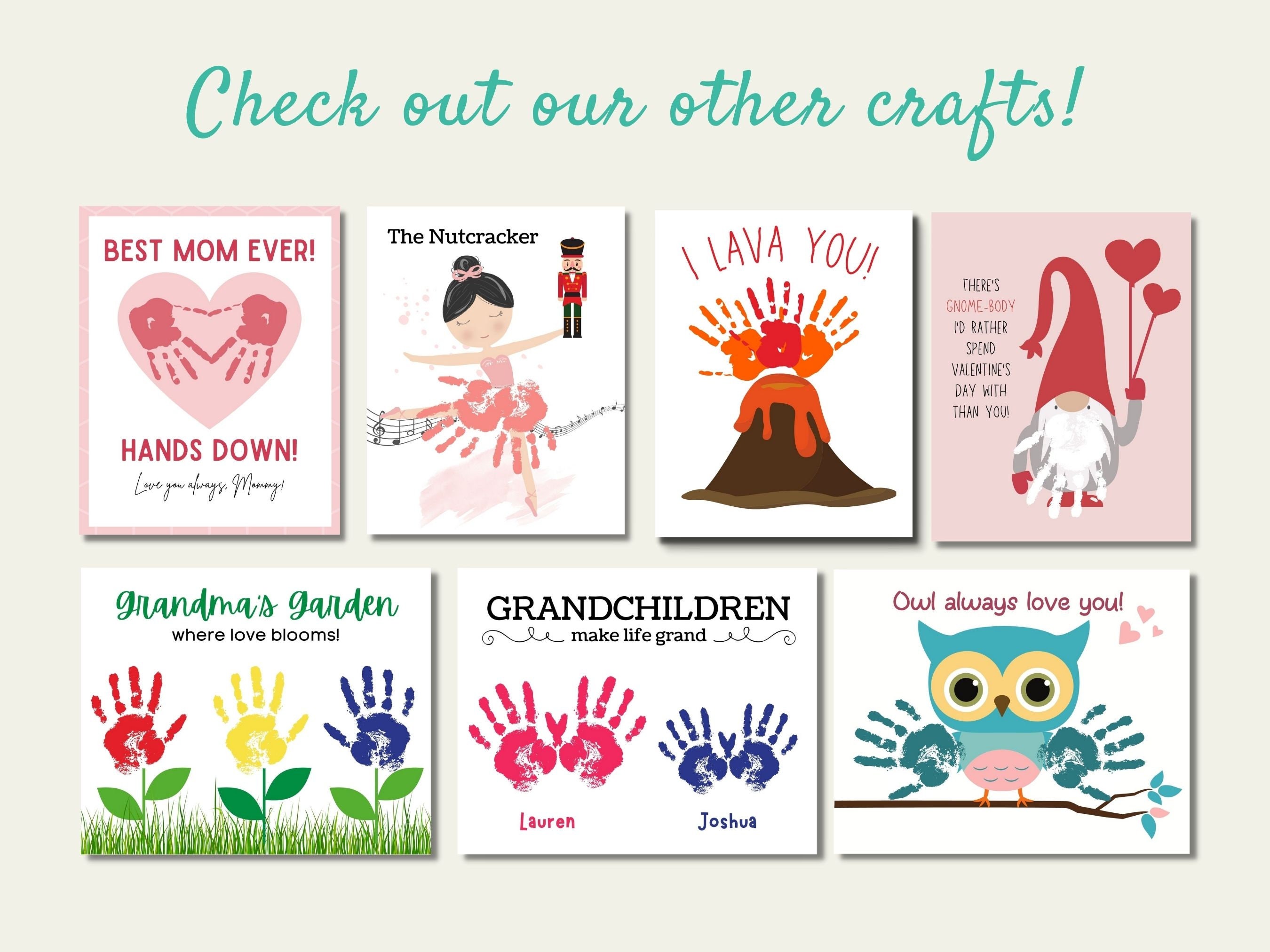5 Kids Hand Print Valentine Craft Ideas • The Pinning Mama