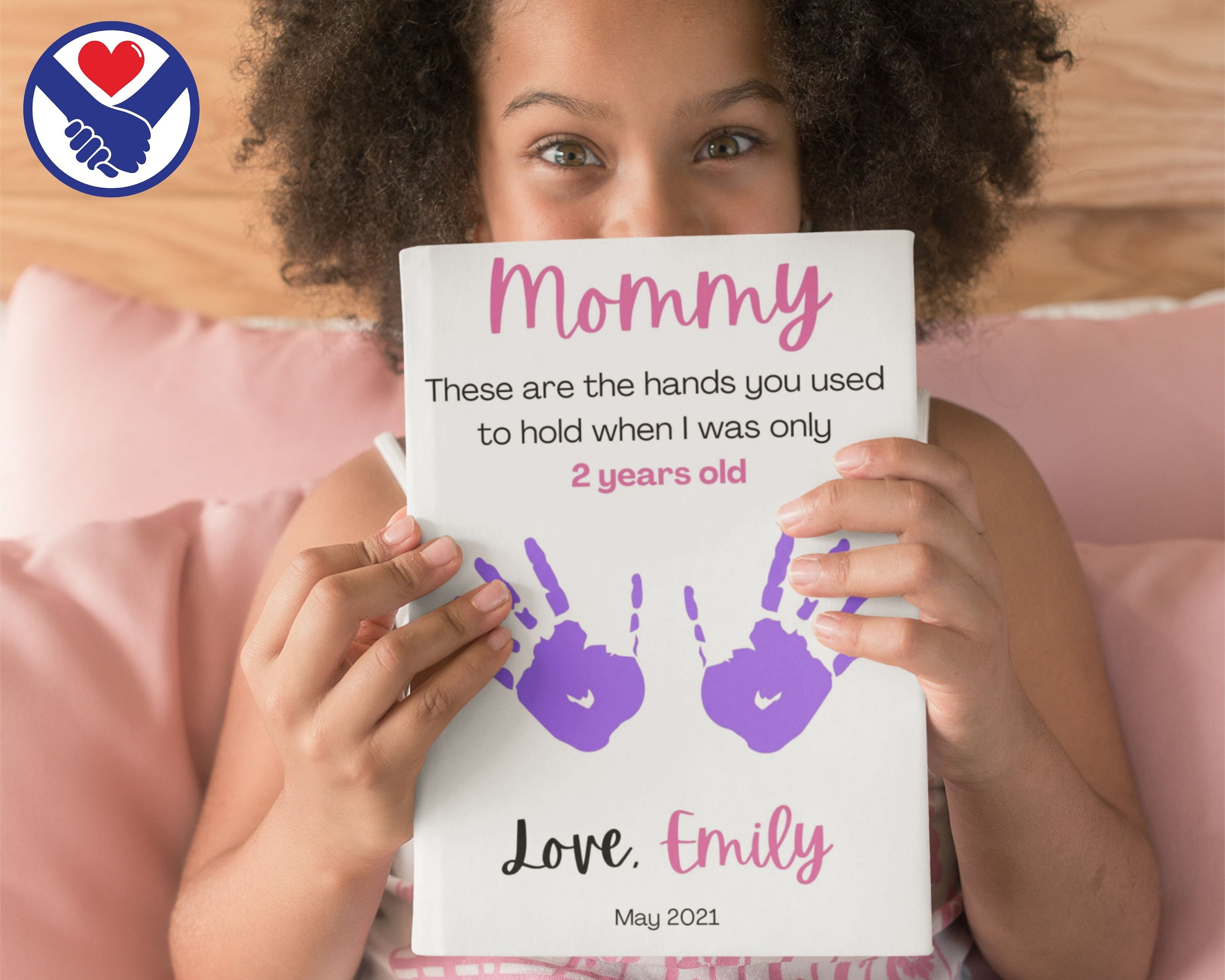 EDITABLE Gift for Mom Printable Handprint Art DIY Mother's Day Craft ...