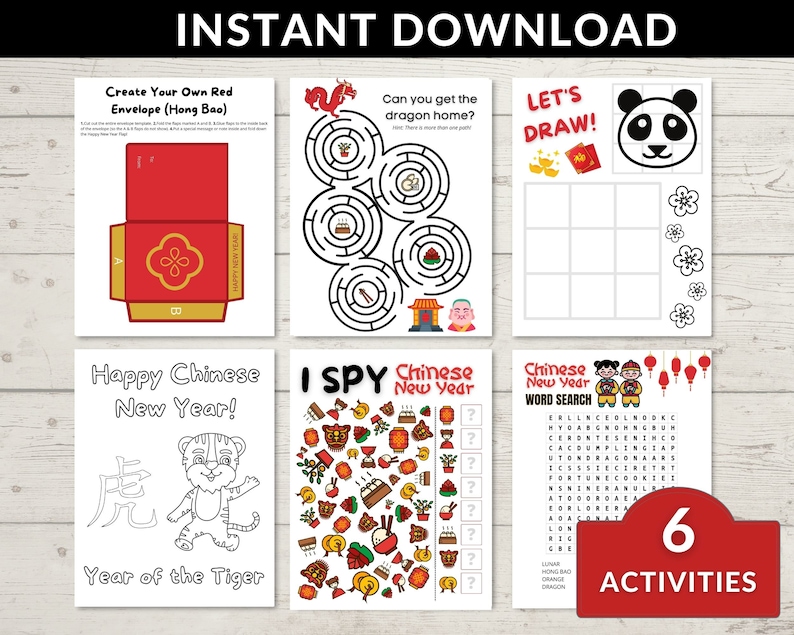 Lunar New Year Coloring Pages 2022 7