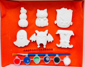 Halloween crafts for kids , Halloween gift for kids, paint your own Halloween Halloween party, Halloween craft kit
