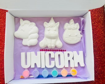 Paint your own name,children’s gift,painting craft kit,kids activities,personalised birthday gift,child’s gift,unicorn gift, unicorn craft