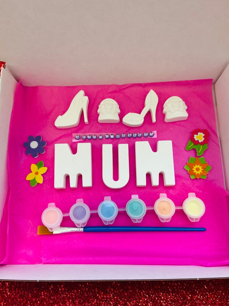 Mother’s Day craft box , Mother’s Day gift from children , gift for Nanny, gifts from children, personalised gift for Mother’s Day image 2