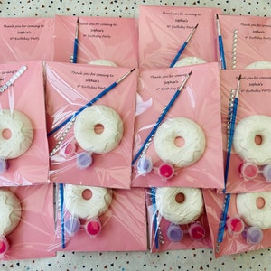 Donut party bags for children, personalised party bags, party favours for children , wedding favour for children, donut party , party favour