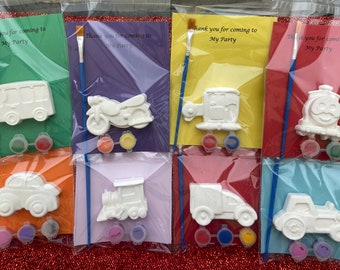 Car theme party bags,trains party, bus party bags, kids party bags, boys party bags ,filled party bags , toddler party, paint your own