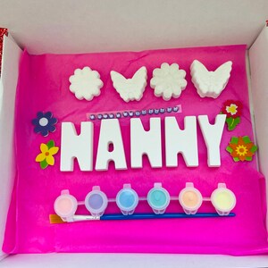 Mother’s Day craft box , Mother’s Day gift from children , gift for Nanny, gifts from children, personalised gift for Mother’s Day image 3