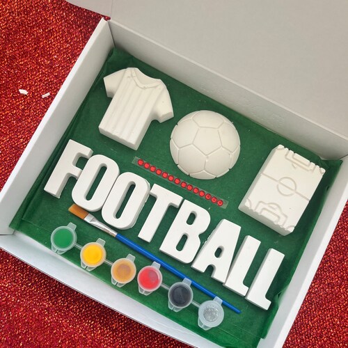 Football Gift for Children Paint Your Own Name Birthday Gift Etsy UK