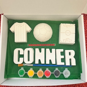 Regalo de fútbol para niños, pinta tu propio nombre, regalo de cumpleaños para niños, regalo de fútbol personalizado, evento de fútbol, cumpleaños de niños, regalo de Navidad