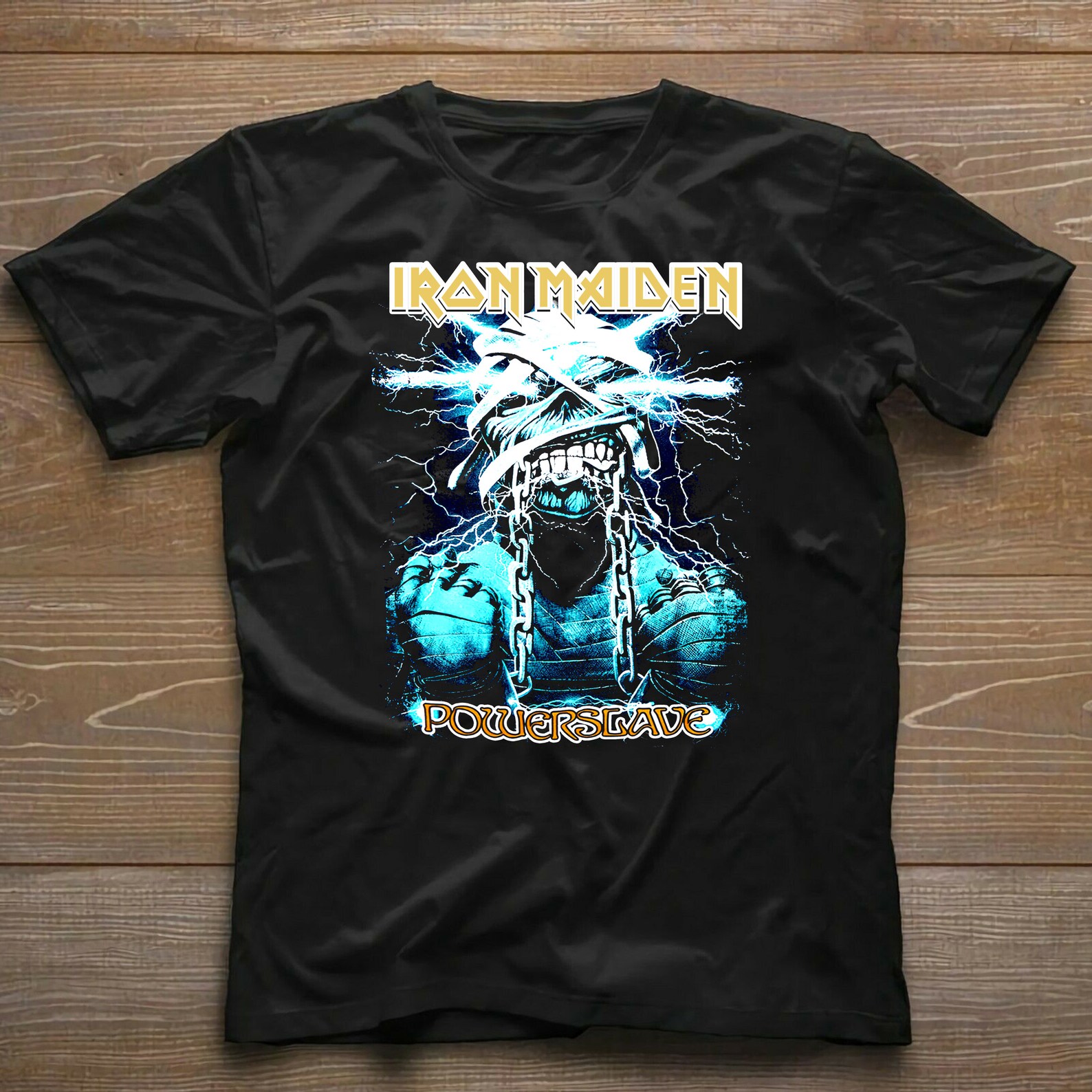 iron maiden powerslave mummy t shirt