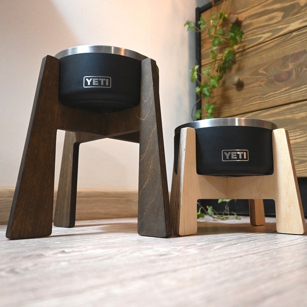 YETI Dog Bowl Food Stand, Raised YETI Bowls Feeder, Elevated Food Stand, RTIC - Bowl is not included.