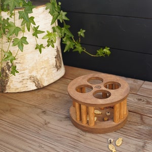 Cat Slow Feeder Temple, Fun Puzzle Toy for Clever Kitties, Cat Lover Gift