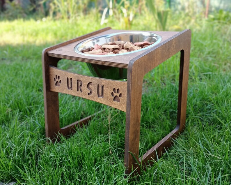 Tilted Extra Large 2500ml/84.5oz Elevated Dog Bowl Stand Etsy