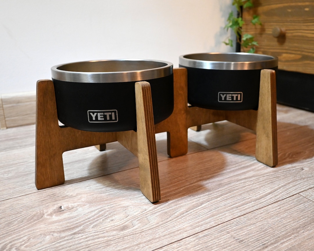 Extra Tall & Large Elevated Dog Bowl Stand — Rickle.