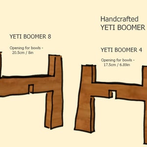 Double YETI Dog Bowls Stand, Raised Elevated Food Feeder, Feeding Station for YETI, RTIC Bowl is not included. image 9