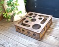 Square Ball Hunt Cat Toy Furniture - Interactive Toy Box for Your Feline Friend product logo
