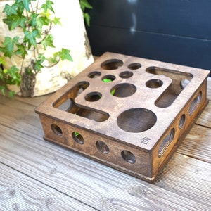 Square Ball Hunt kattenspeelgoedmeubels - interactieve speelgoeddoos voor je kattenvriend