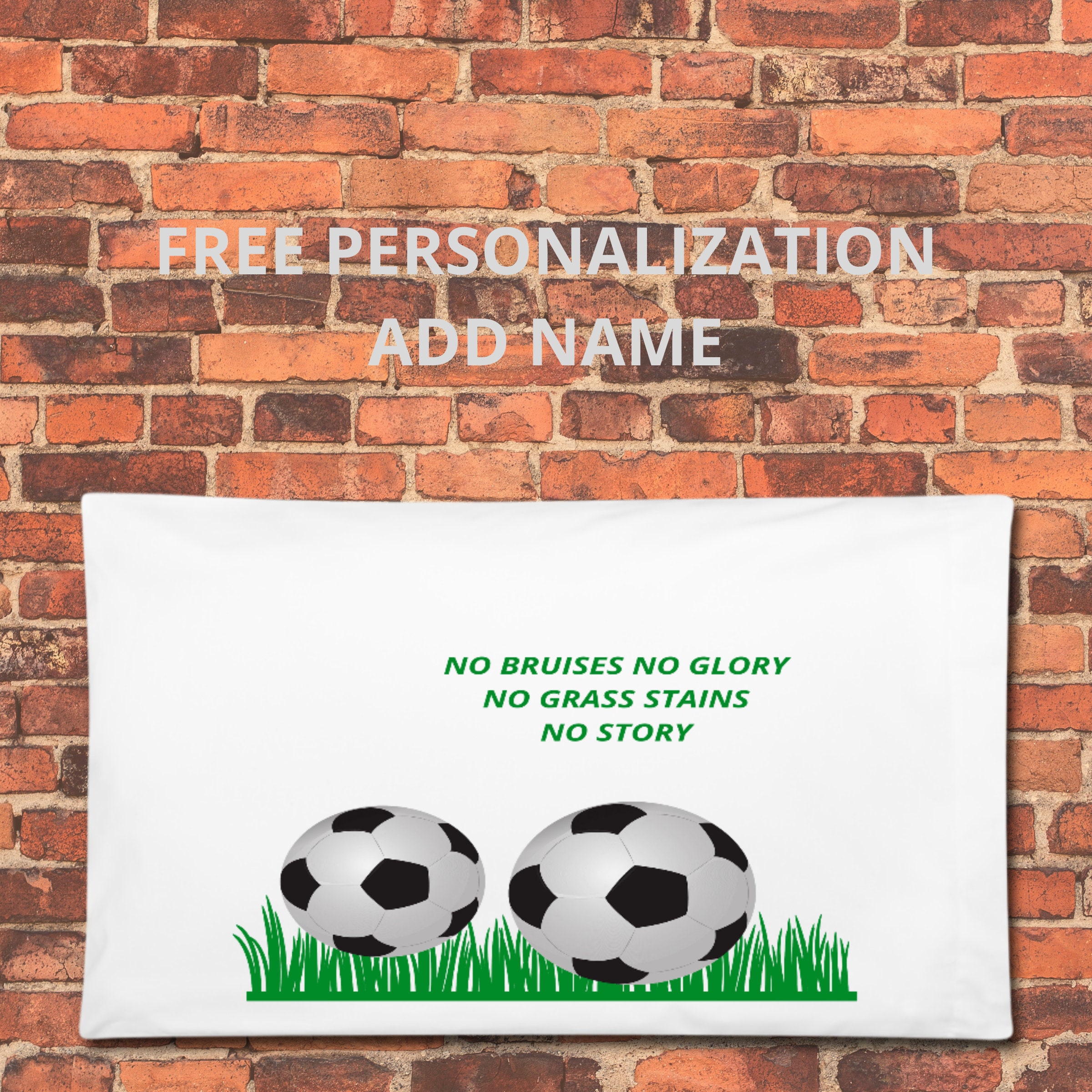 soccer pillowcase