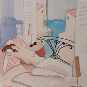 Original watercolor painting