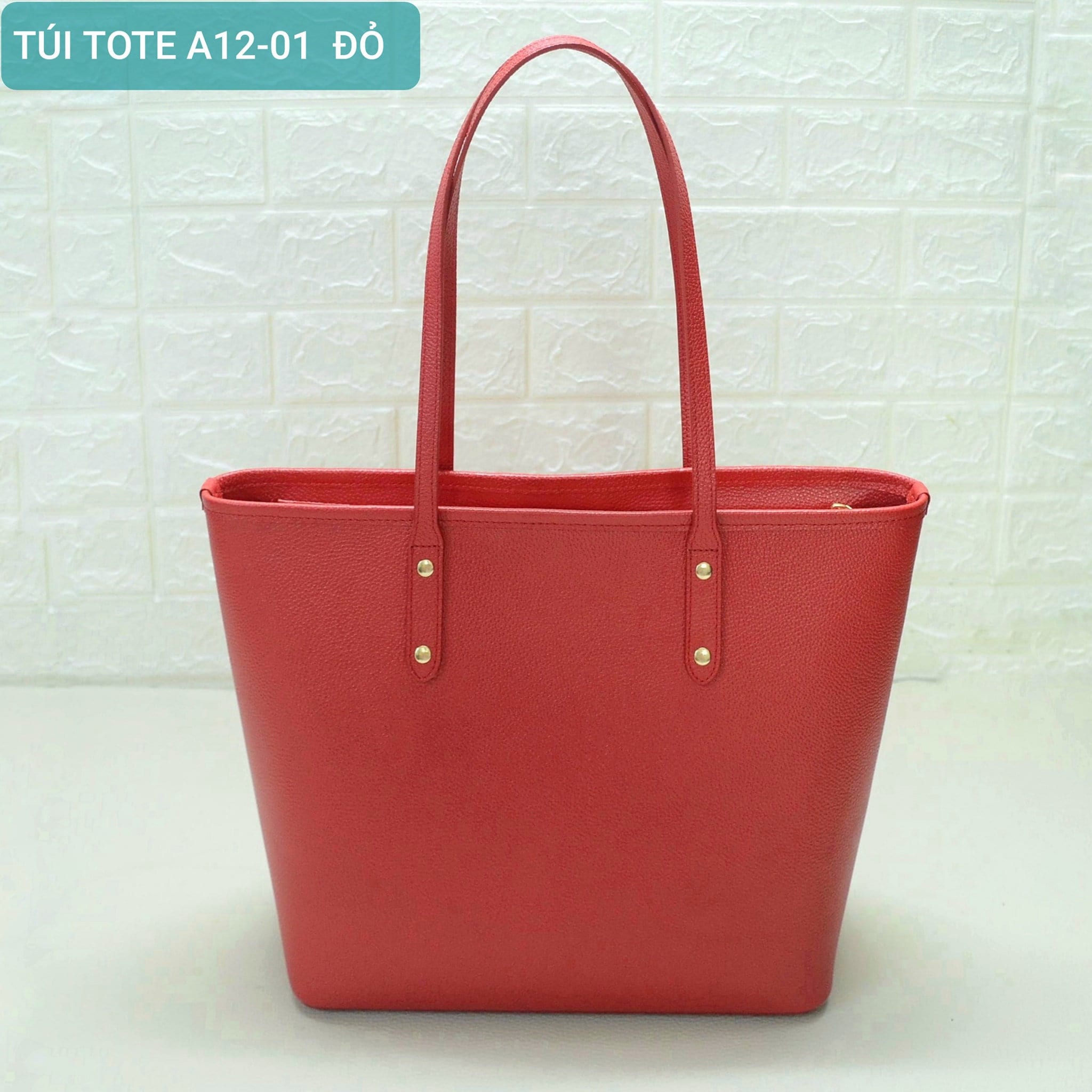 Personalized Leather Tote Bag: Handmade Full Grain Work Bag
