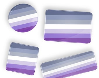 Butch Lesbisk Pride Flagga nålmärke knapp eller magnet HBT HBTQ HBTQ HBTQI HBTQI