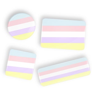 Littlefluid / Genderlittle Pride flag pin badge button or magnet LGBT lgbtq lgbtqi lgbtqia
