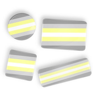 Demigender Pride Flag pin badge button or magnet LGBT lgbtq lgbtqi lgbtqia