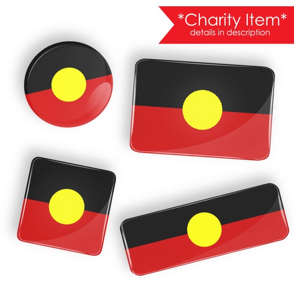 Australian First Nations Aboriginal Flag pin badge button or magnet