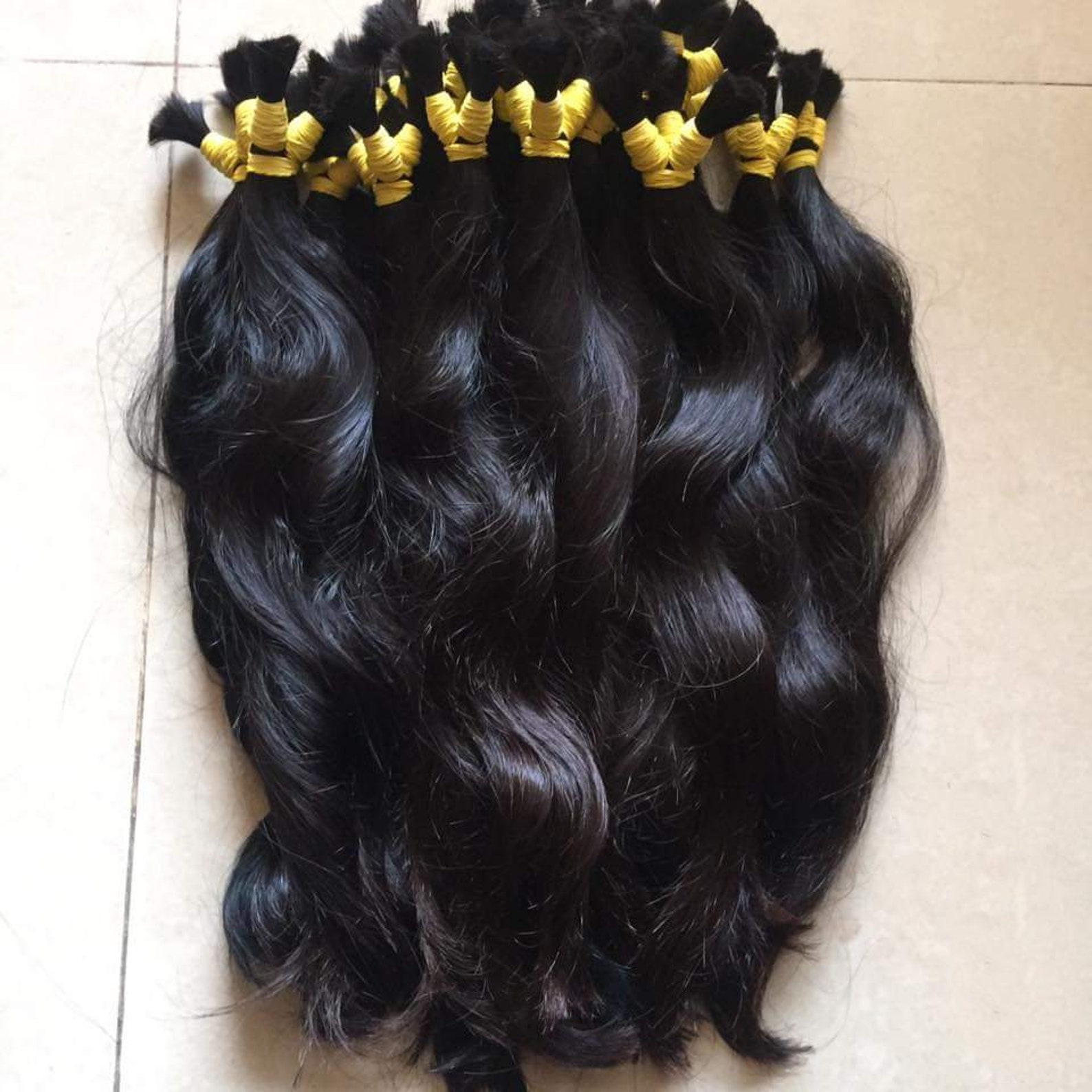 Raw Hair Bundles Natural wave Raw hair bundles 100 Etsy