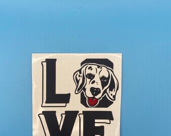 Dog lover sticker waterproof